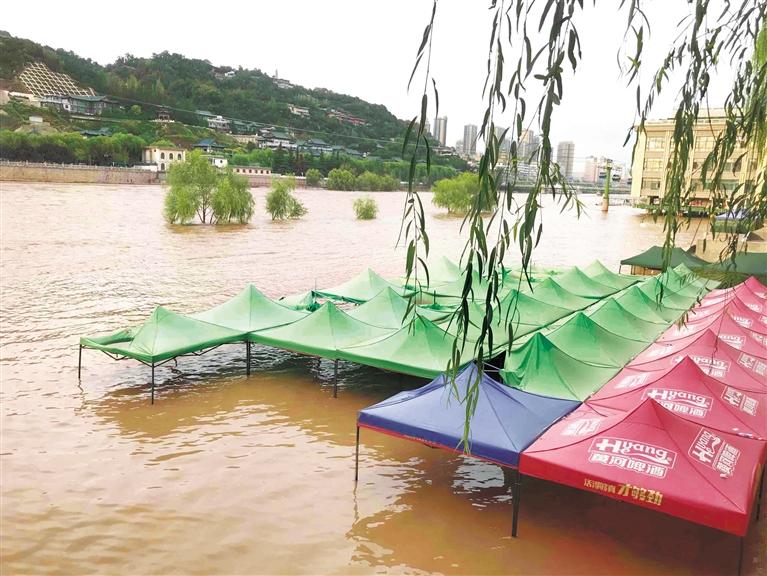 黃河蘭州段流量達(dá)3450m3/s 為今年入汛以來新高且有上升趨勢(shì)