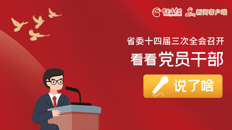 圖解|事關(guān)甘肅省委十四屆三次全會(huì)，黨員干部這么說！